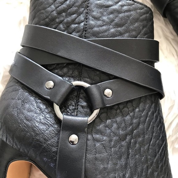 Vince Camuto Sestina Harness Leather Booties - Picture 7 of 10